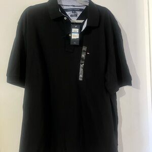NWT Tommy Hilfiger Black Polo Shirt